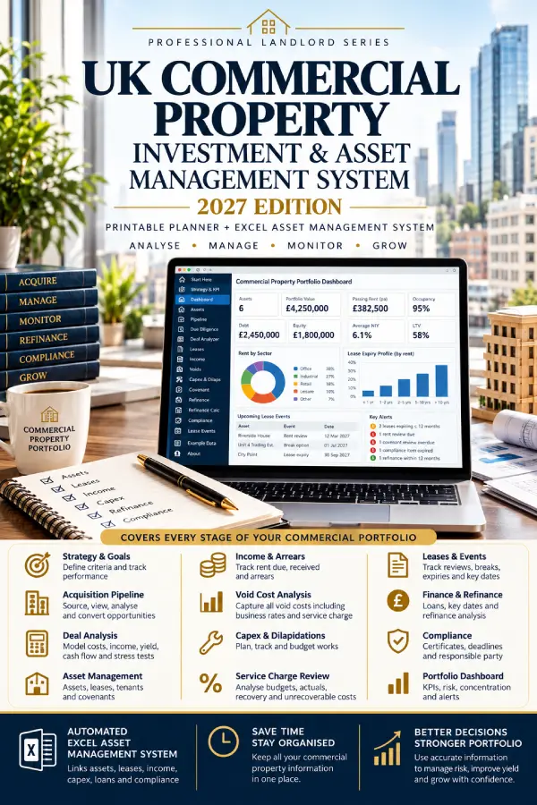 Cover of the UK Commercial Property Investment & Asset Management System, 2027 edition, from the Professional Landlord Series